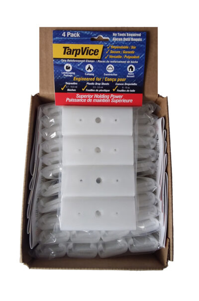 Single Box with 48 TarpVice clips and clamps