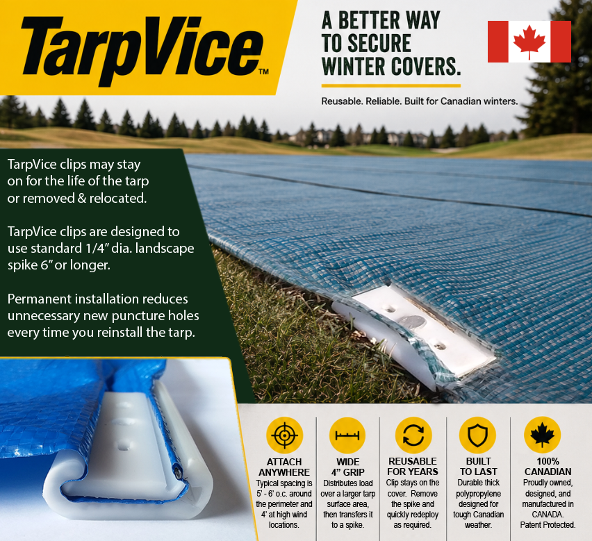 TarpVice - Tarp Fasteners that protect the life of your tarp